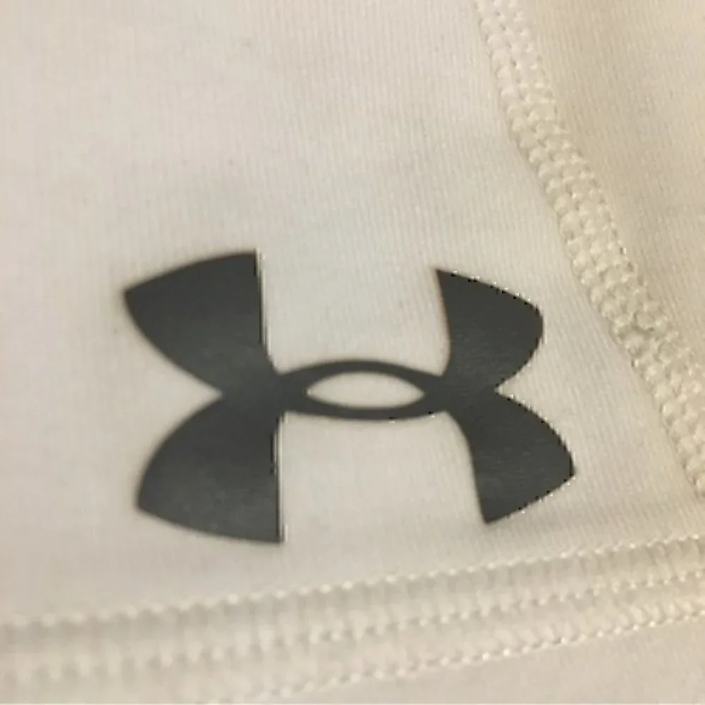 Under Armour woman’s size xsmall white spandex shorts
